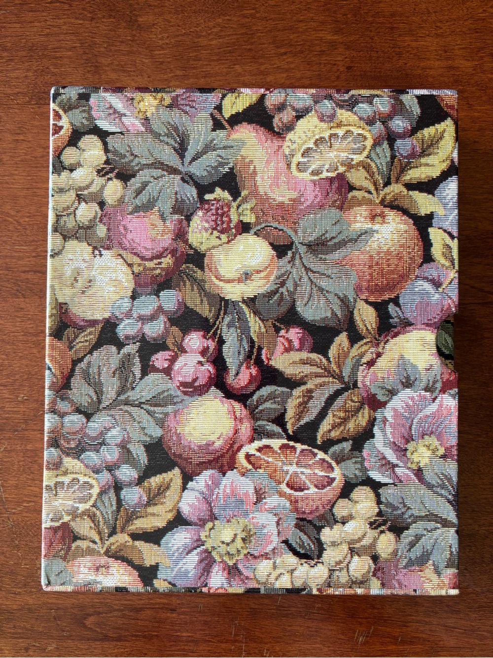 Address Book, Tapestry look, encased, dry erase